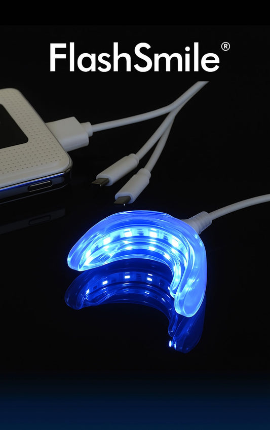 Tooth whitening accelerator lamp oral care