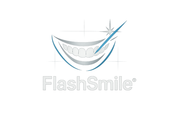 haz un logo de un blanqueador laser se llama FlashSmile®